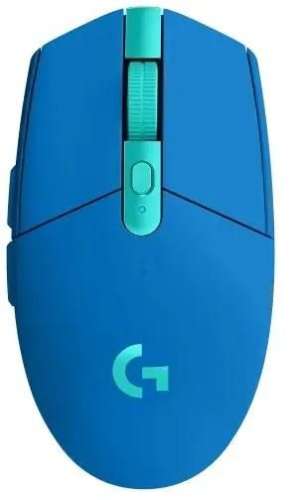 Мышь Logitech G304 Lightspeed, игровая, оптическая, беспроводная, USB, синий [910-006016]